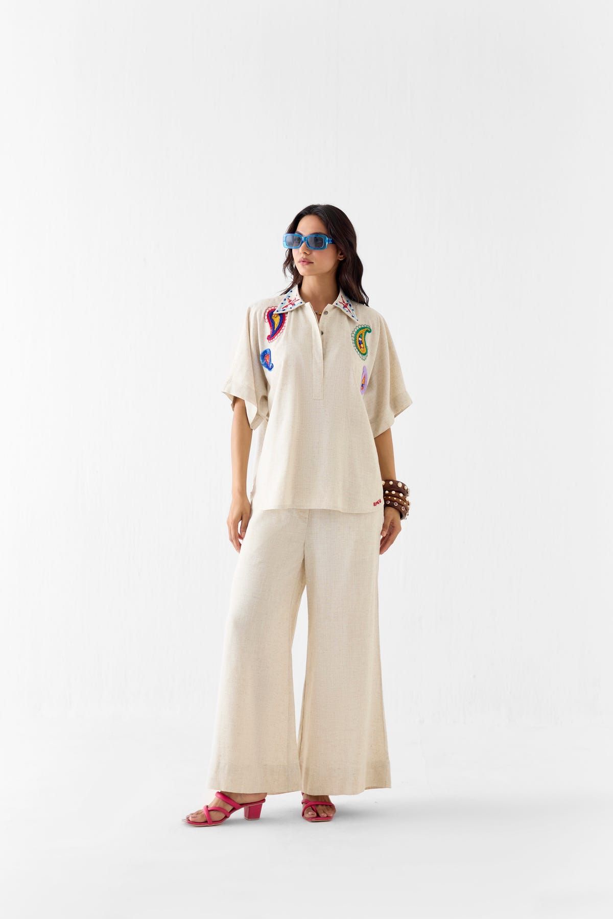 PAISLEY SHIRT AND TROUSERS CO-ORD - image 1