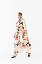 RED CRANE KIMONO & PANTS CO-ORD view 2