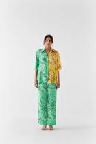 BUTA HALF AND HALF SHIRT & TROUSERS view 1