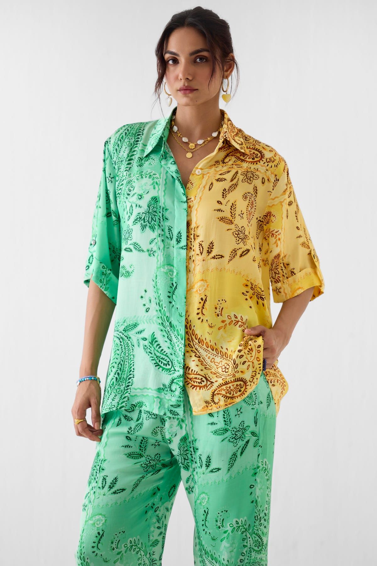 BUTA HALF AND HALF SHIRT & TROUSERS - image 2
