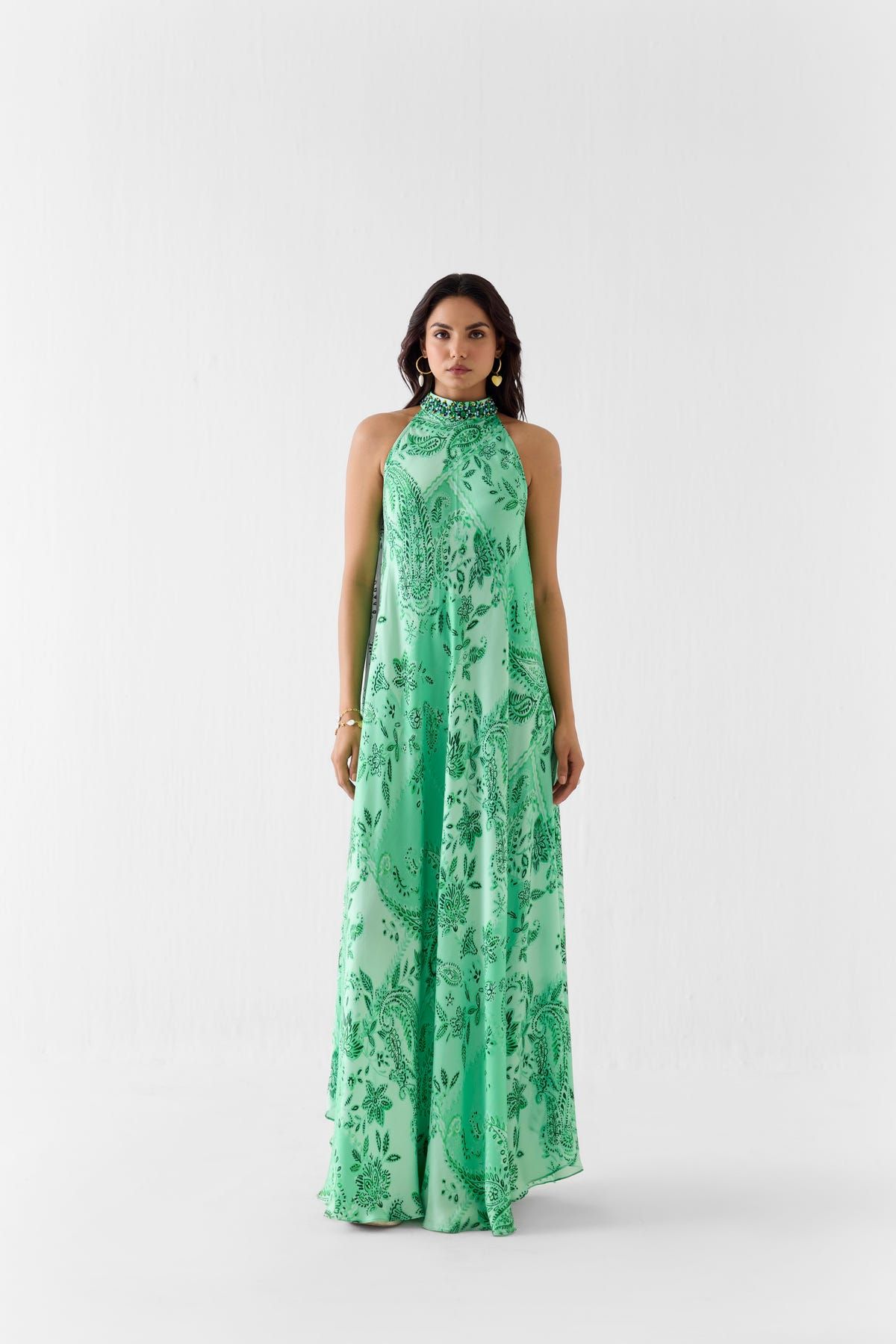 BUTA HALTER DRESS - image 1