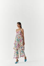 BIRD STRAPPY KURTA & FLARED TROUSERS CO-ORD view 2