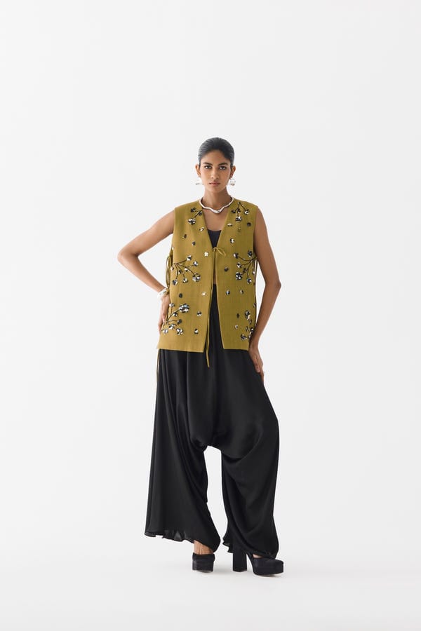 Studio Rigu — TIGER LILY VEST & DHOTI PANTS