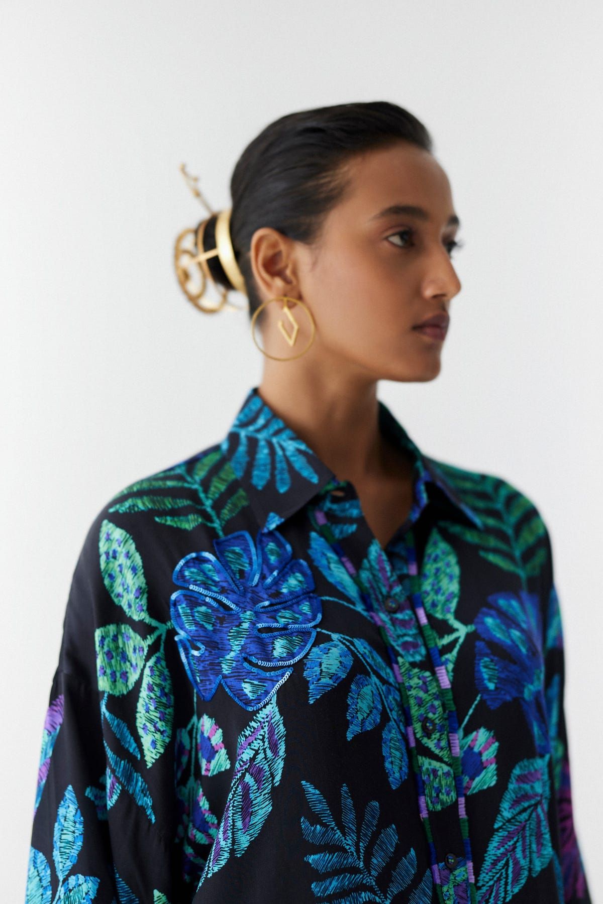 BLACK JUNGLE SHIRT AND PANTS CO-ORD - image 4