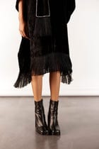 MILLER VELVET KIMONO WITH FRINGE view 5