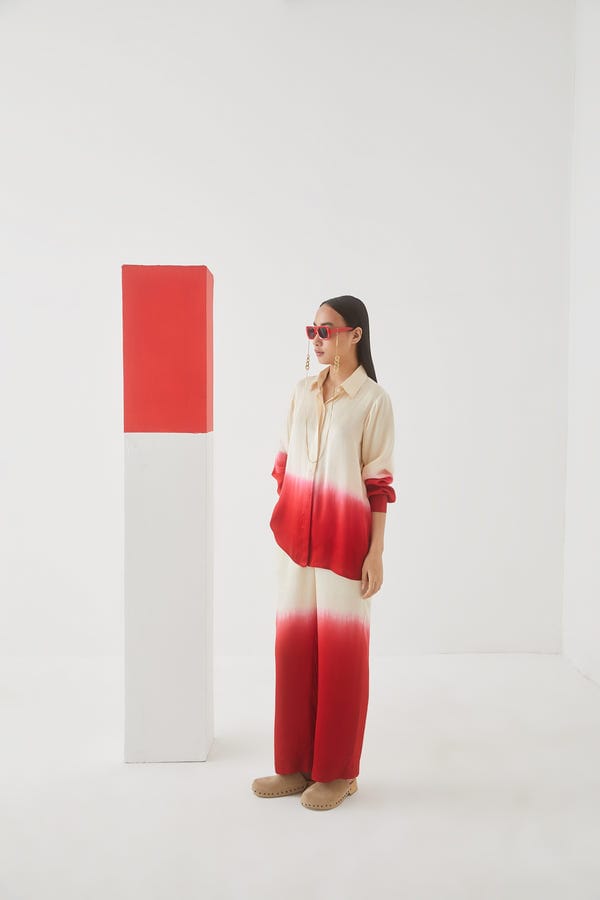 Studio Rigu — Leheriya Tie Dye Shirt & Trousers