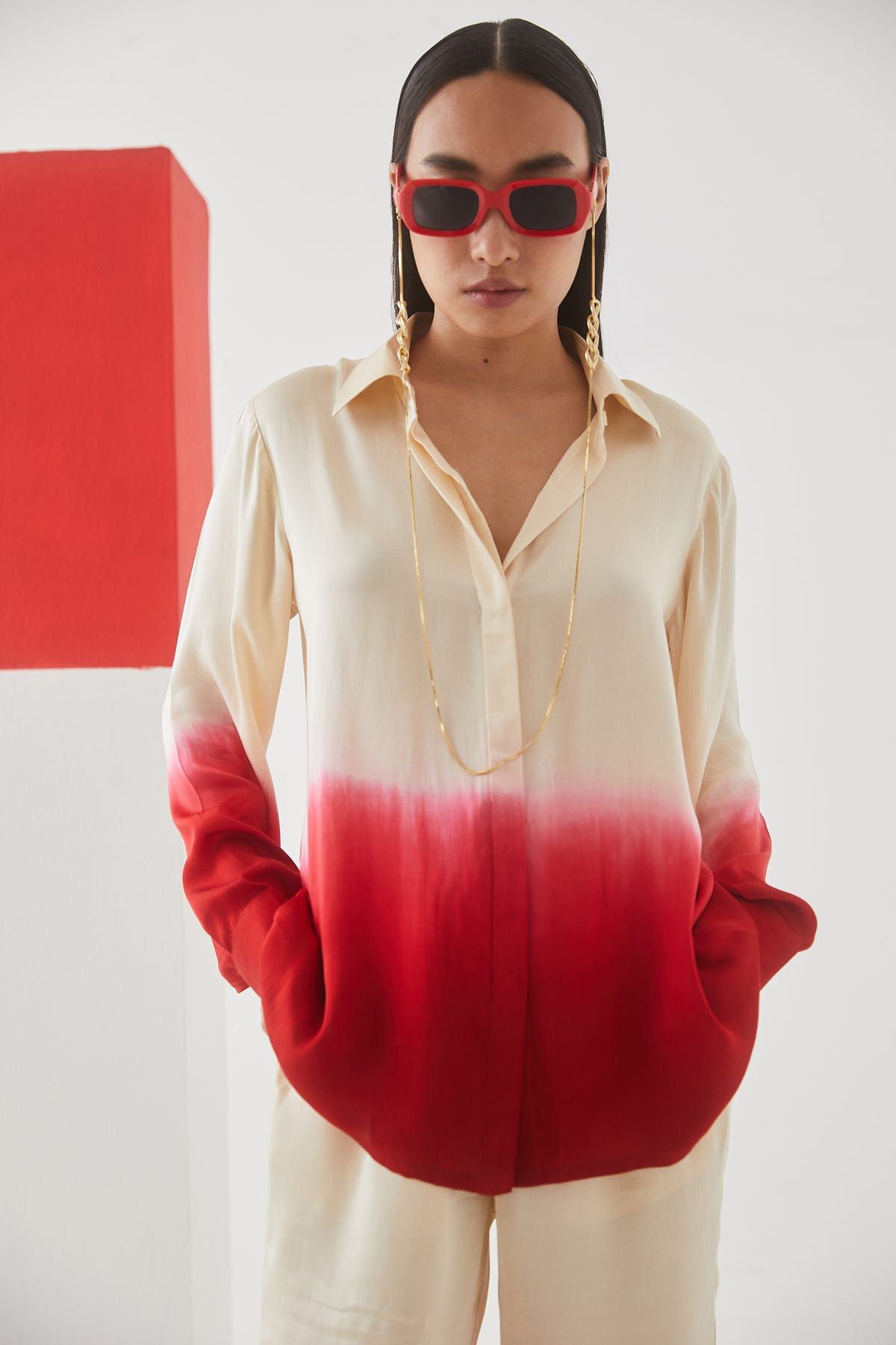 Leheriya Tie Dye Shirt & Trousers - image 2