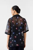 CHERRY BLOSSOM ORGANZA SHIRT view 4