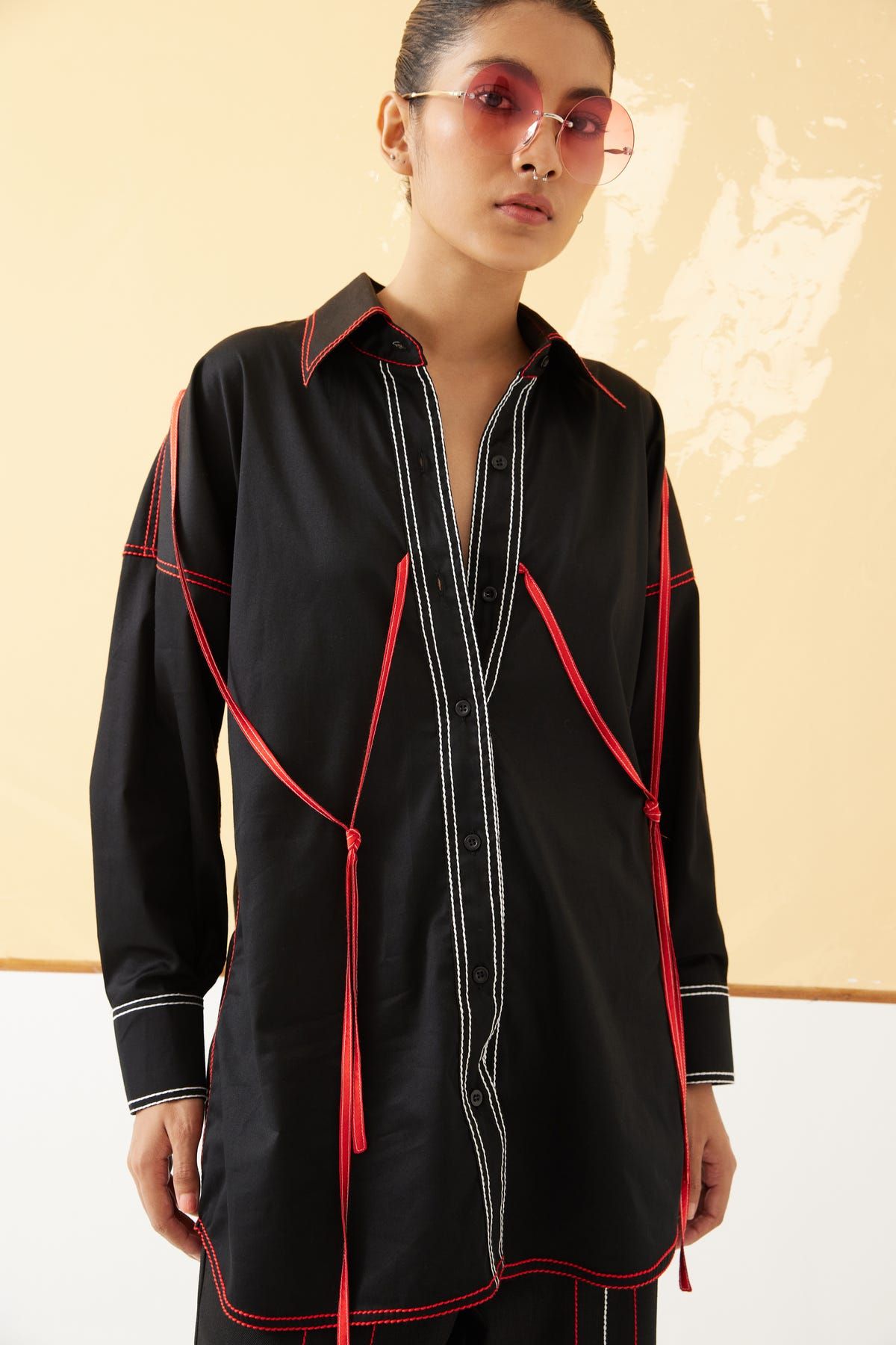 Rover Poplin Knot Shirt - image 2