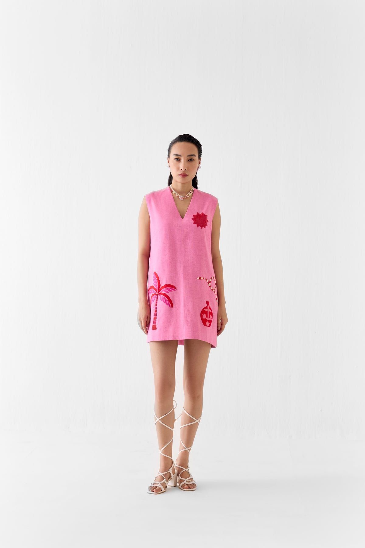 PINK CITY SHORT DRESS - image 1