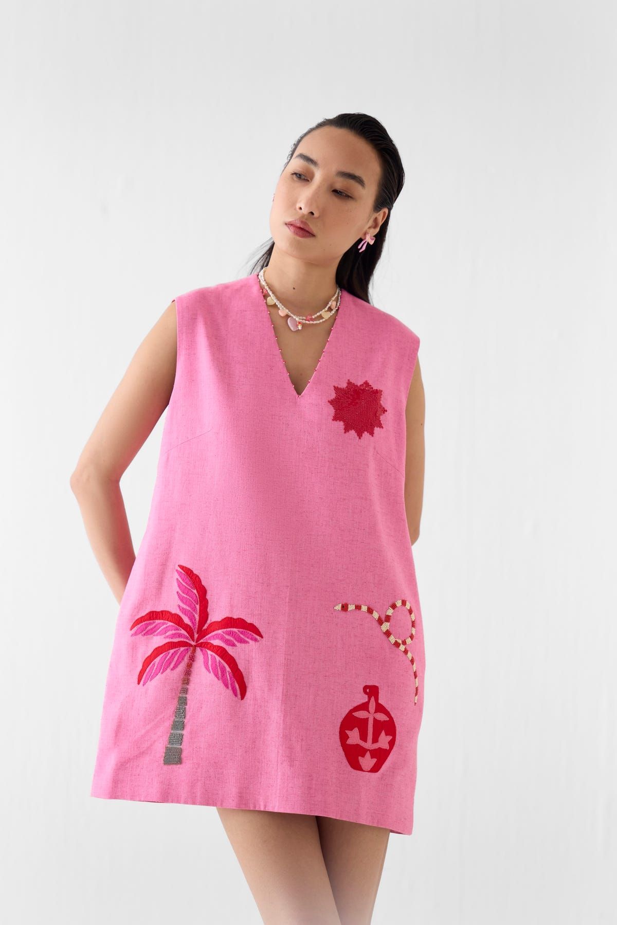 PINK CITY SHORT DRESS - image 3
