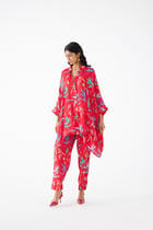 BOTANICA SHORT KIMONO AND PANTS CO-ORD view 1