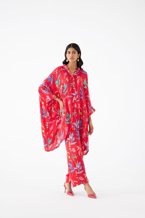 Studio Rigu — BOTANICA SHORT KIMONO AND PANTS CO-ORD