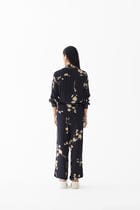 BLACK SAKURA CROP TOP & PANTS view 5