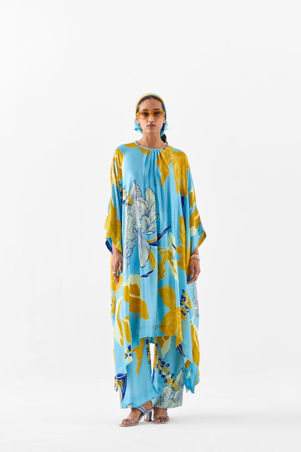Studio Rigu — WHITE ROSE KIMONO KURTA & PANTS