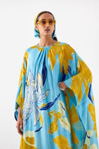 WHITE ROSE KIMONO KURTA & PANTS view 3