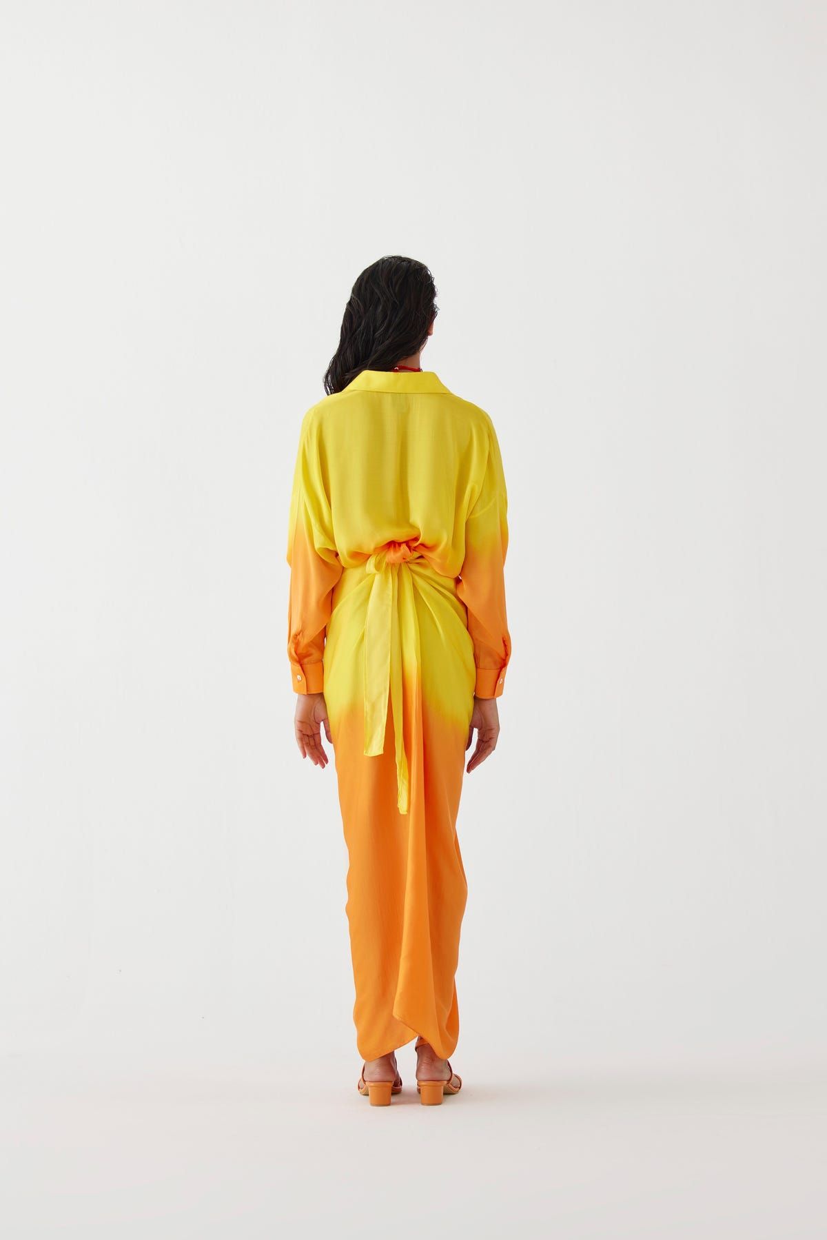 TWILIGHT SHIRT DRAPED DRESS - image 3