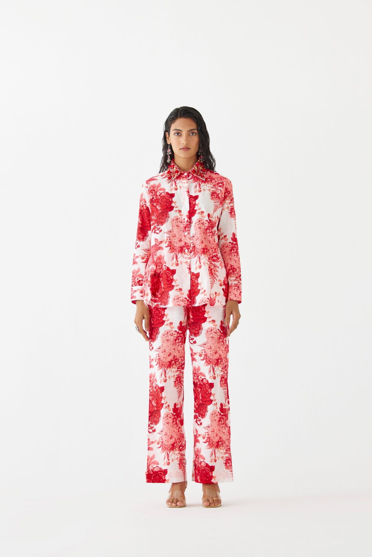 RUBY CHINTZ SHIRT & TROUSERS CO-ORD - image 1