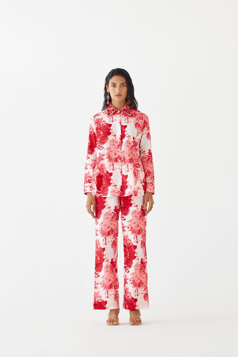 RUBY CHINTZ SHIRT & TROUSERS CO-ORD