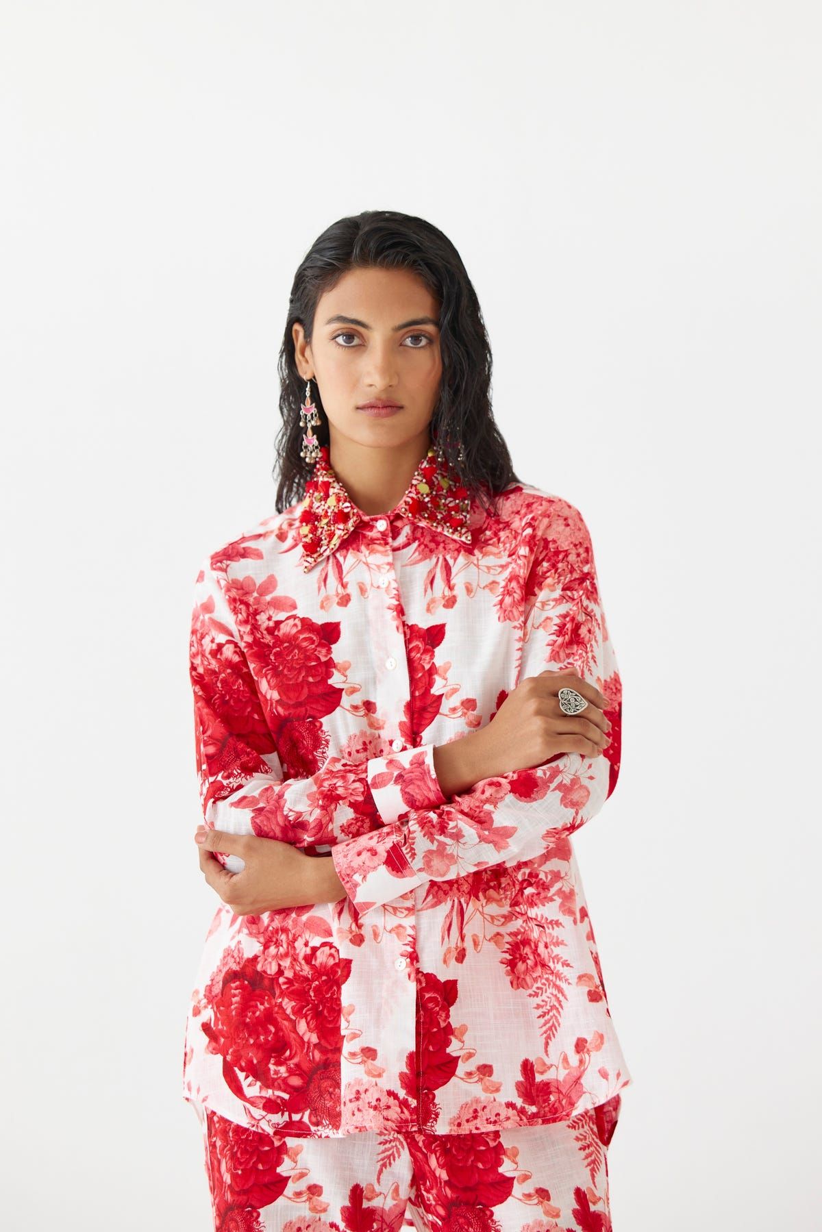 RUBY CHINTZ SHIRT & TROUSERS CO-ORD - image 2