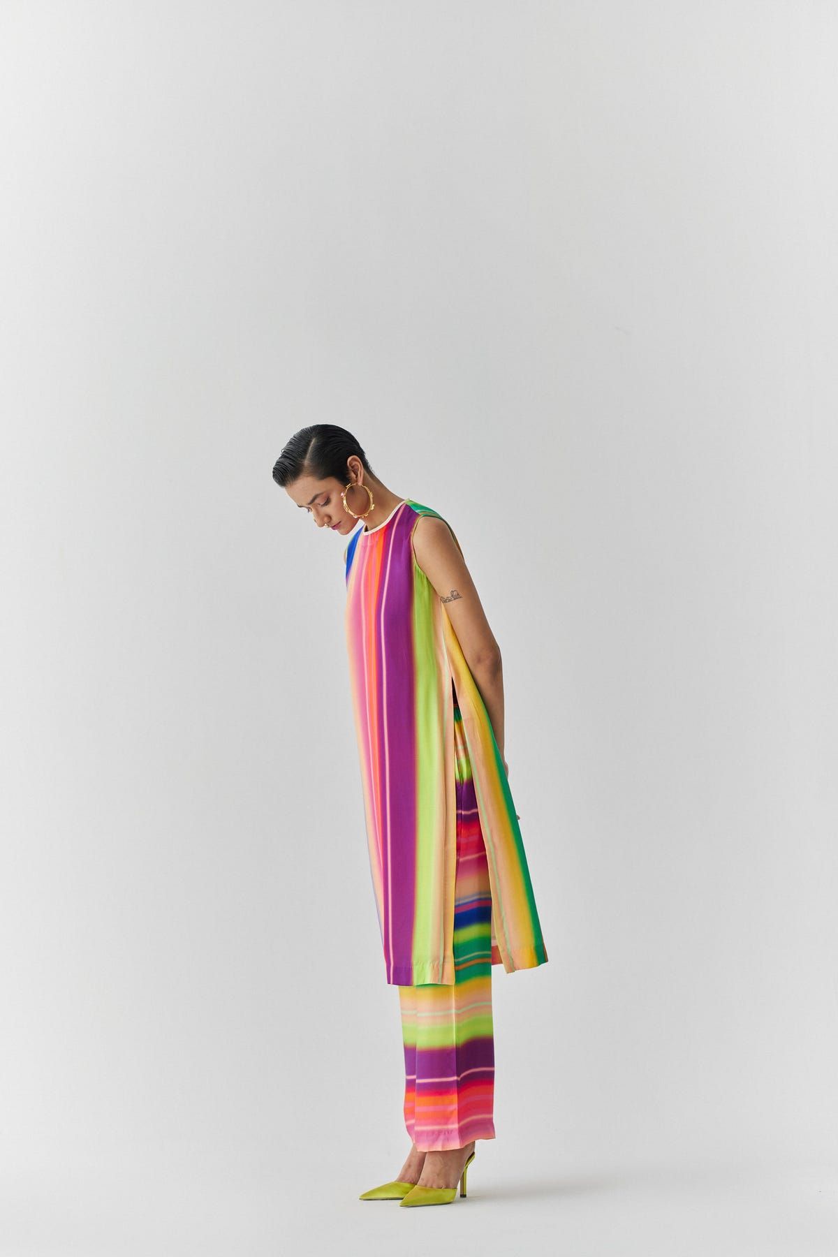 RAINBOW KURTA AND PANTS CO-ORD - image 3