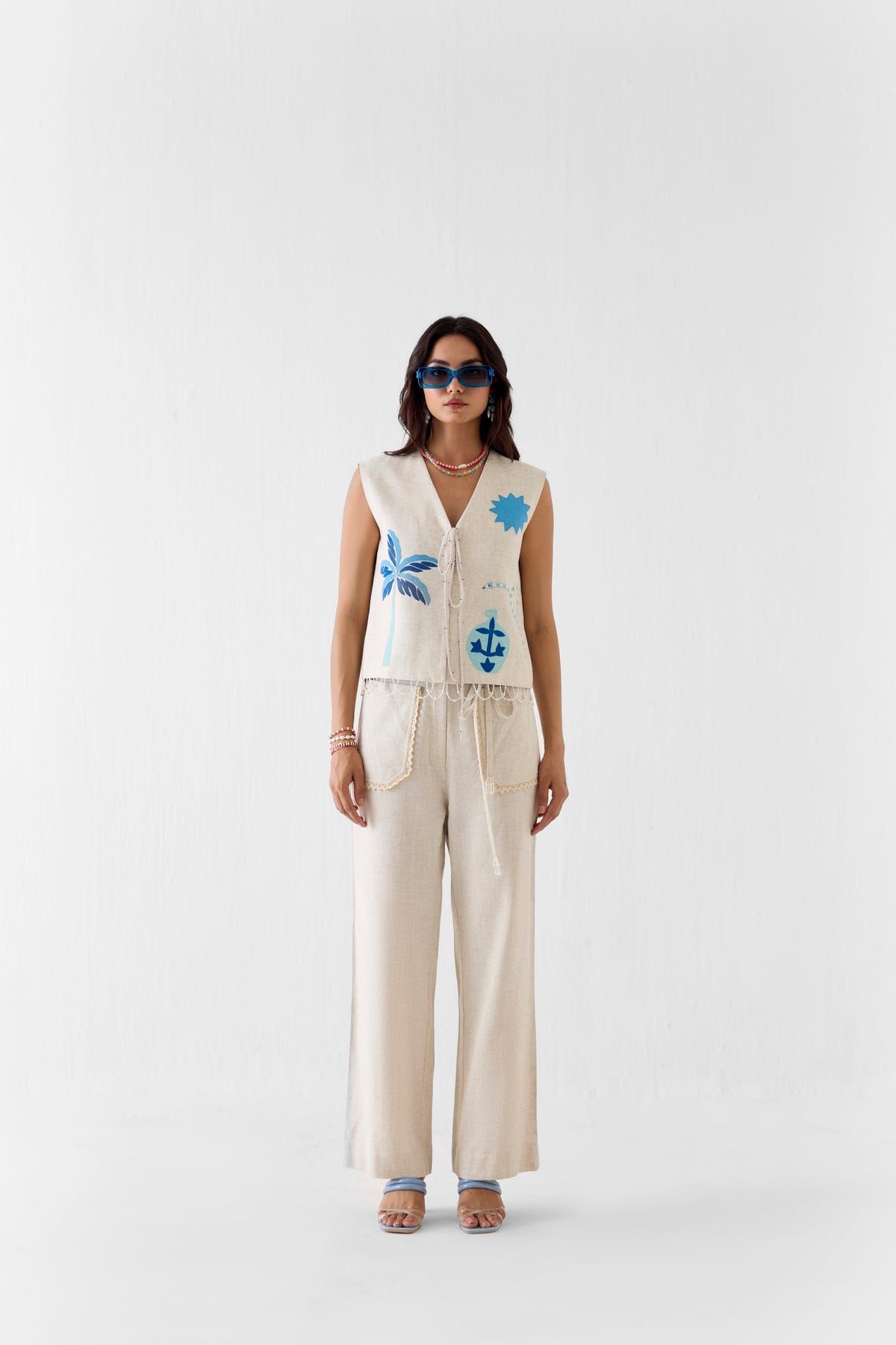MATKA VEST AND TROUSERS CO-ORD - image 1