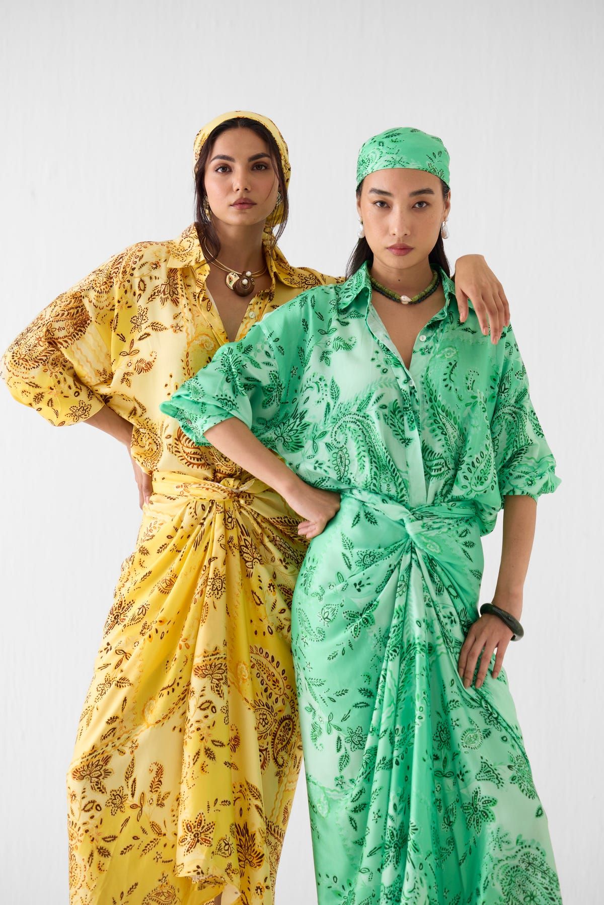 AMBI DRAPED SHIRT DRESS - image 4