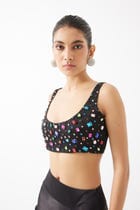 Solar Swarovski Blouse & Draped Skirt Co-ord view 3