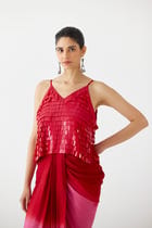 RUBY BLOUSE &  DRAPED SKIRT view 2