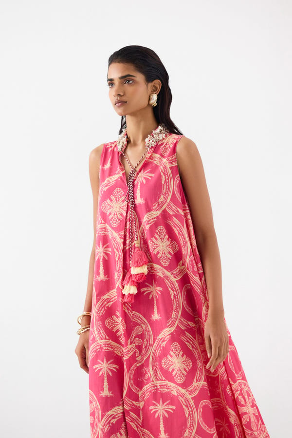 Studio Rigu — ARECA PALM A-LINE DRESS