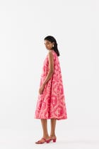 ARECA PALM A-LINE DRESS view 3