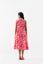 ARECA PALM A-LINE DRESS view 4