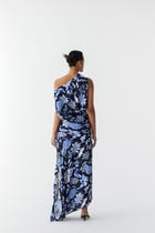 BLACK PINEAPPLE DRAPED TOP & KNOT SKIRT view 3