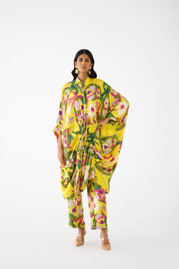 Studio Rigu — PAISLEY DRAWSTRING KIMONO