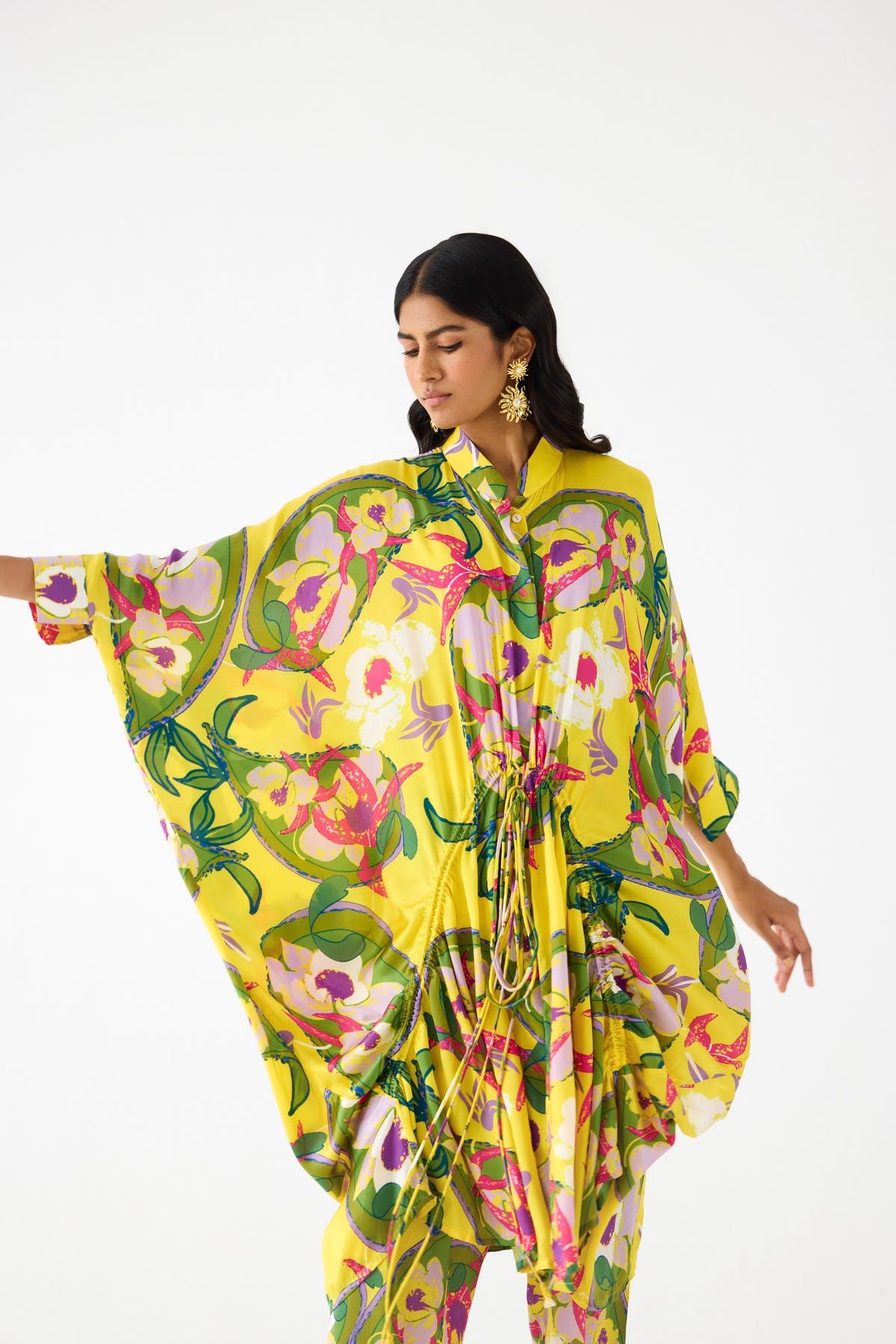 PAISLEY DRAWSTRING KIMONO - image 2