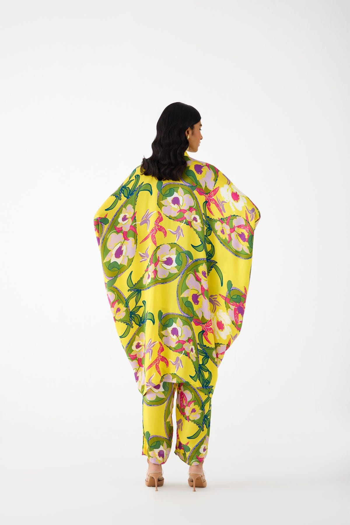 PAISLEY DRAWSTRING KIMONO - image 3