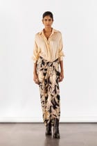 HAZEL SHIRT DRAPED DRESS view 1
