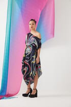 Galaxy Draped Dress view 1