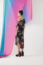 Galaxy Draped Dress view 3