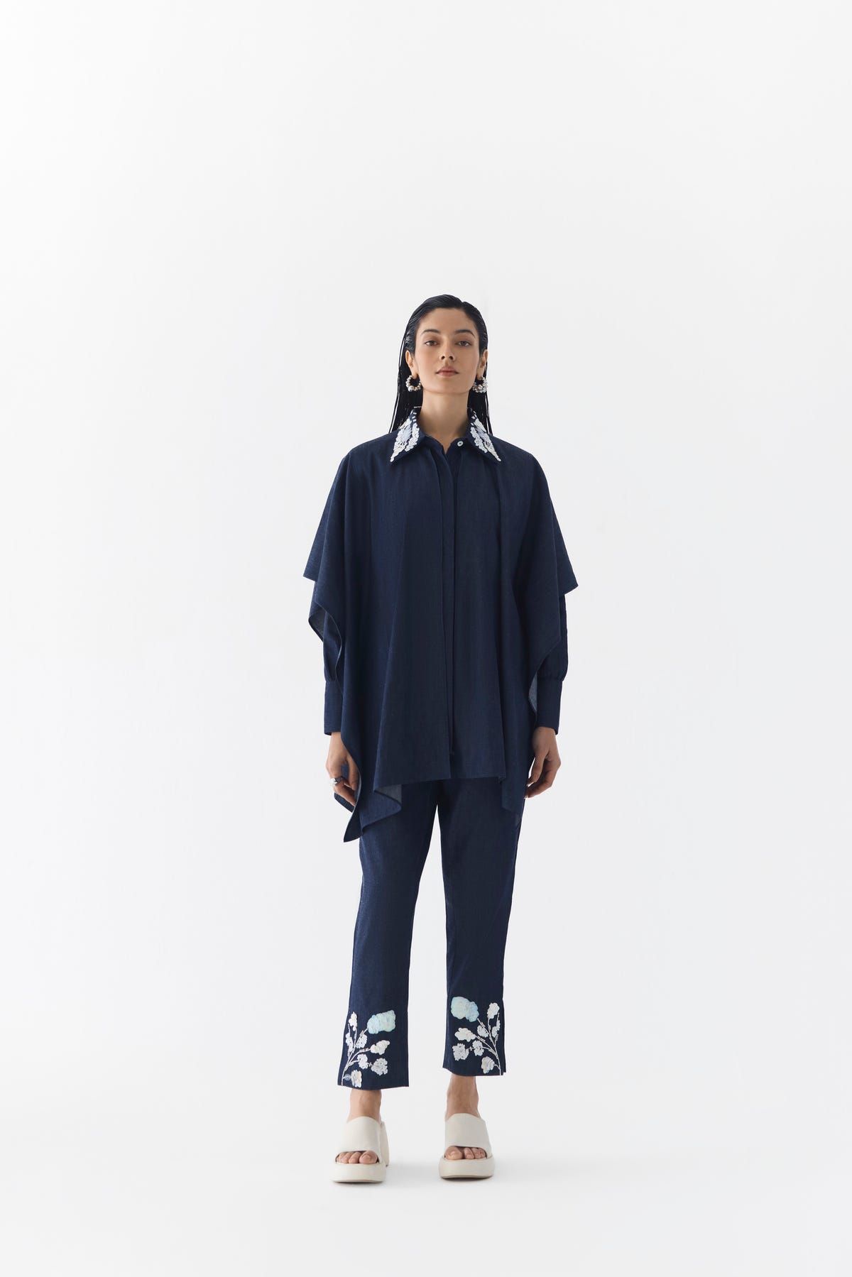 CALLA DENIM SHIRT & TROUSERS - image 1