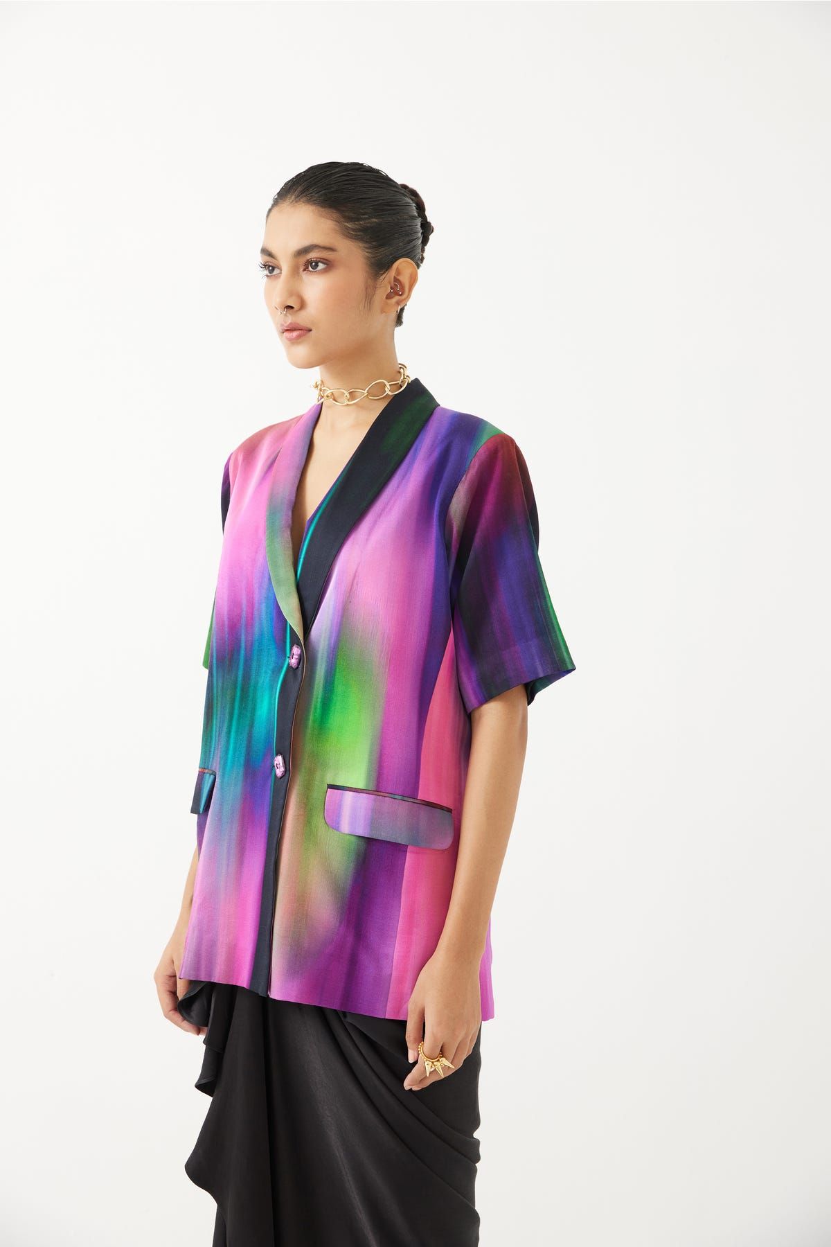 Milky Way Blazer & Draped Skirt Co-ord - image 2