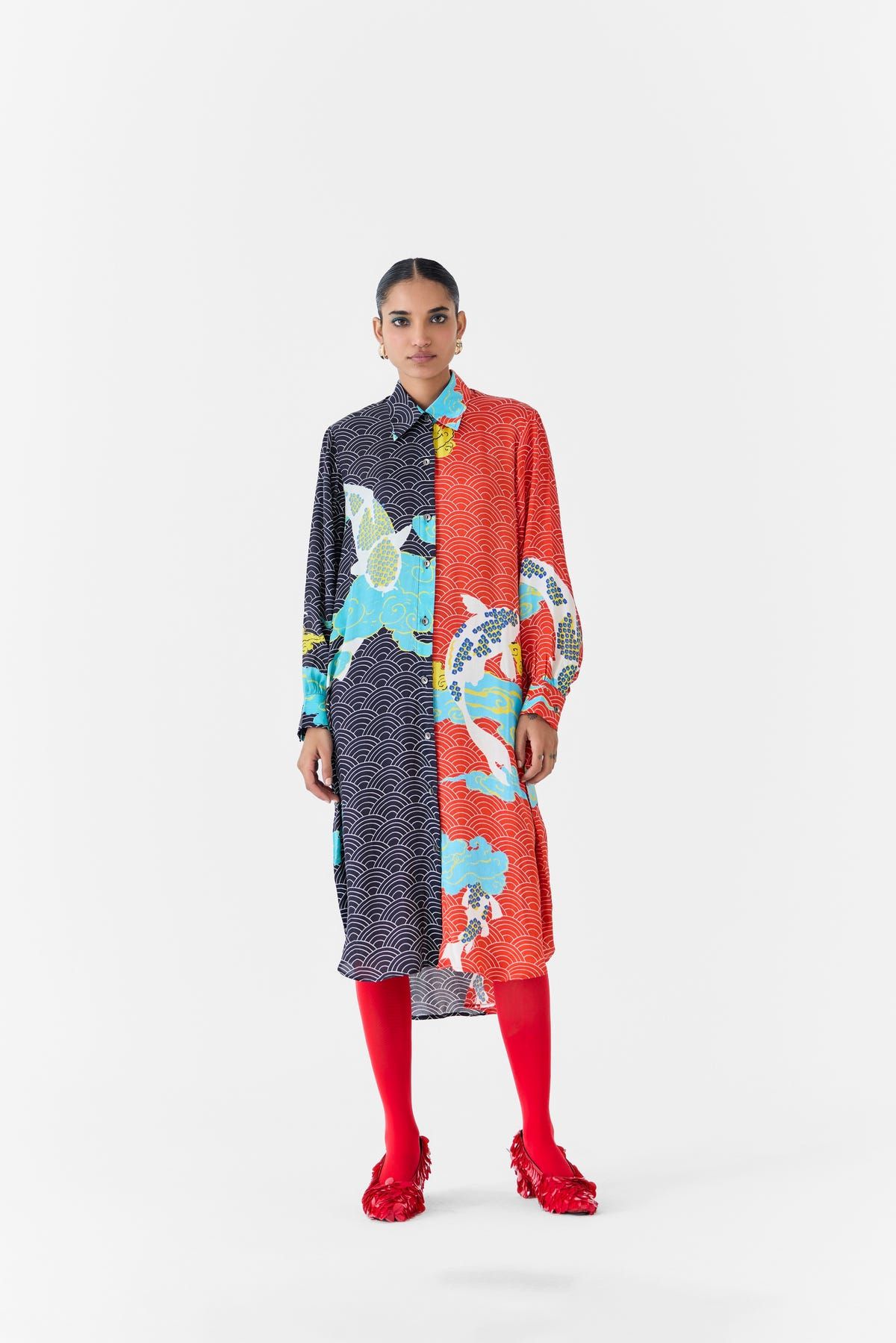 KOI SHIRT DRESS - image 1