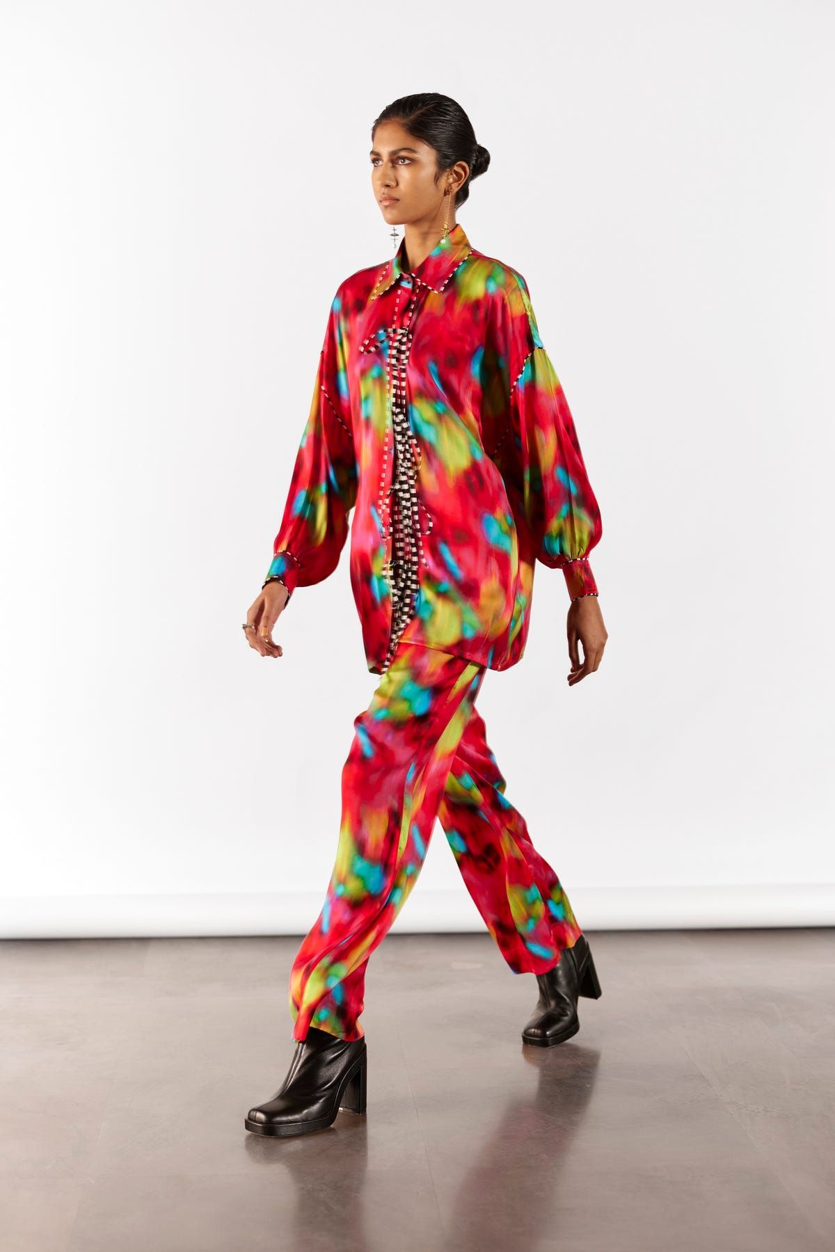 POPPY KNOT SHIRT & TROUSERS CO-ORD - image 2