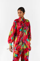 POPPY KNOT SHIRT & TROUSERS CO-ORD view 3