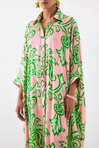 LA PAZ FRONT BUTTON KIMONO KURTA AND PANTS view 3