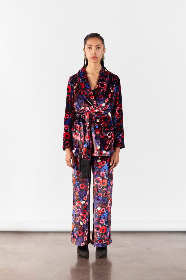 Studio Rigu — PEONY VELVET BLAZER & PANTS
