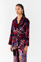 PEONY VELVET BLAZER & PANTS view 3