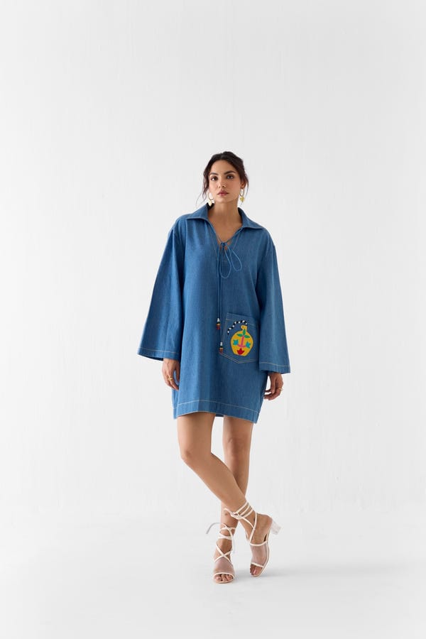 Studio Rigu — INDIGO SHORT DRESS