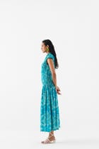 COCONUT PALM RUCHING DRESS view 3