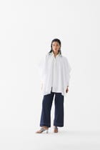 CALLA LAYERED POPLIN SHIRT view 1